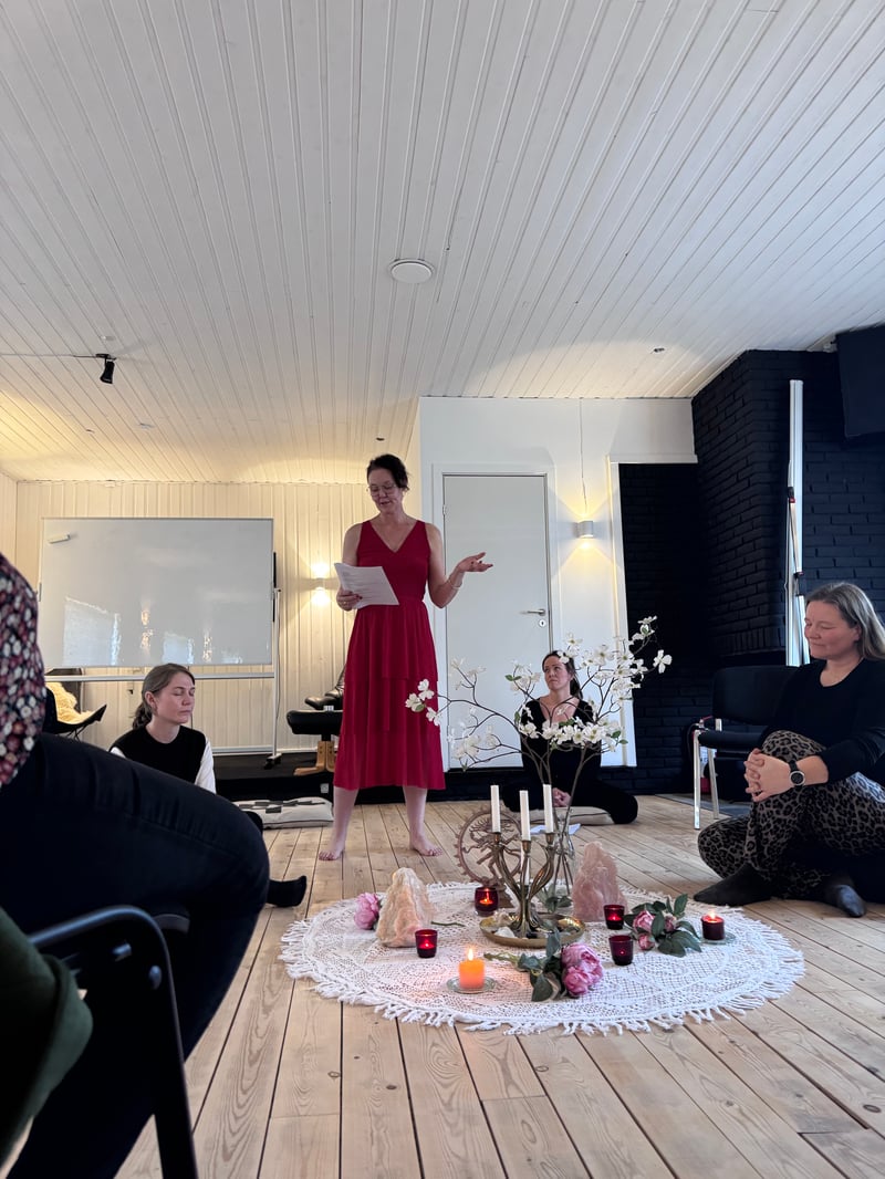 Psykoterapeutstuderende fremlægger